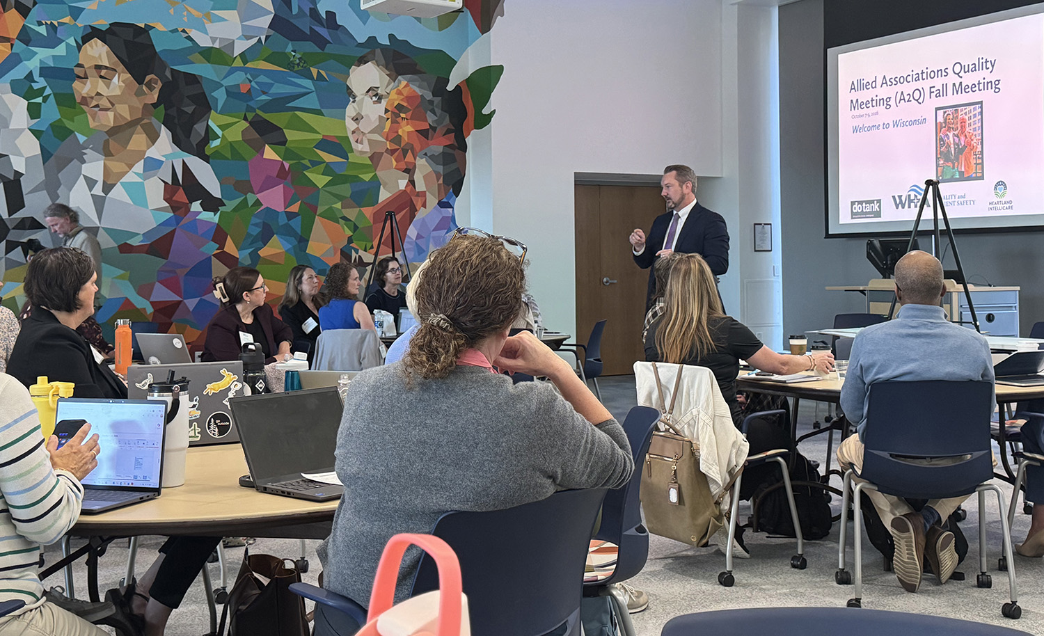 WHA presenting at the A2Q meeting
