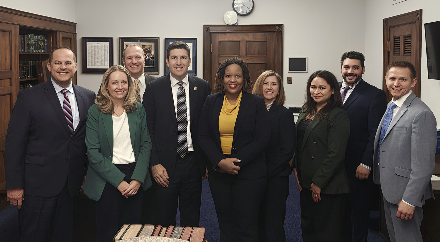 WHA and hospital leaders with U.S. Rep. Bryan Steil