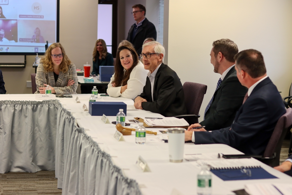 Governor Evers meeting with WHA board of directors