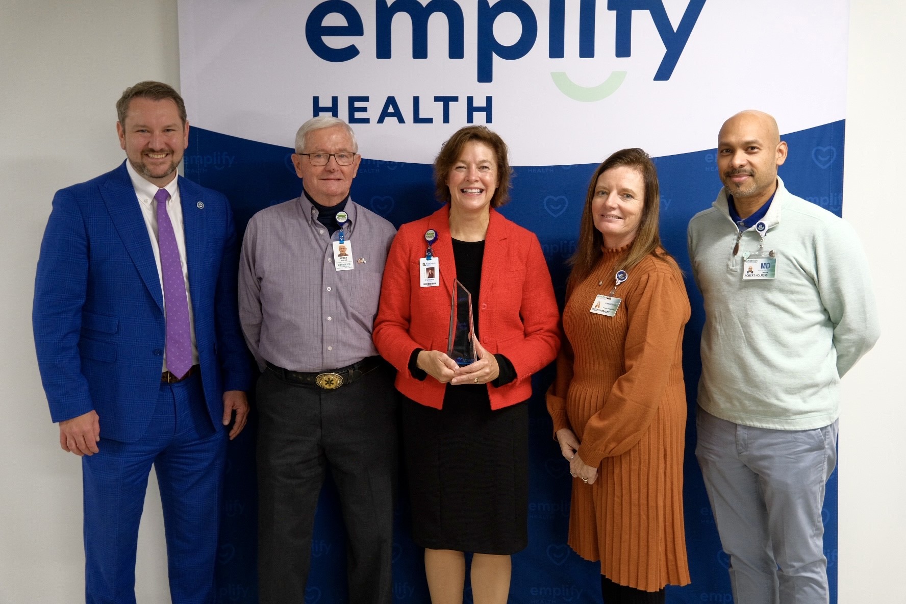 Kyle O'Brien, Jerry Berge, Cynde Larsen, Theresa Braudt, Dr. Robert Holness