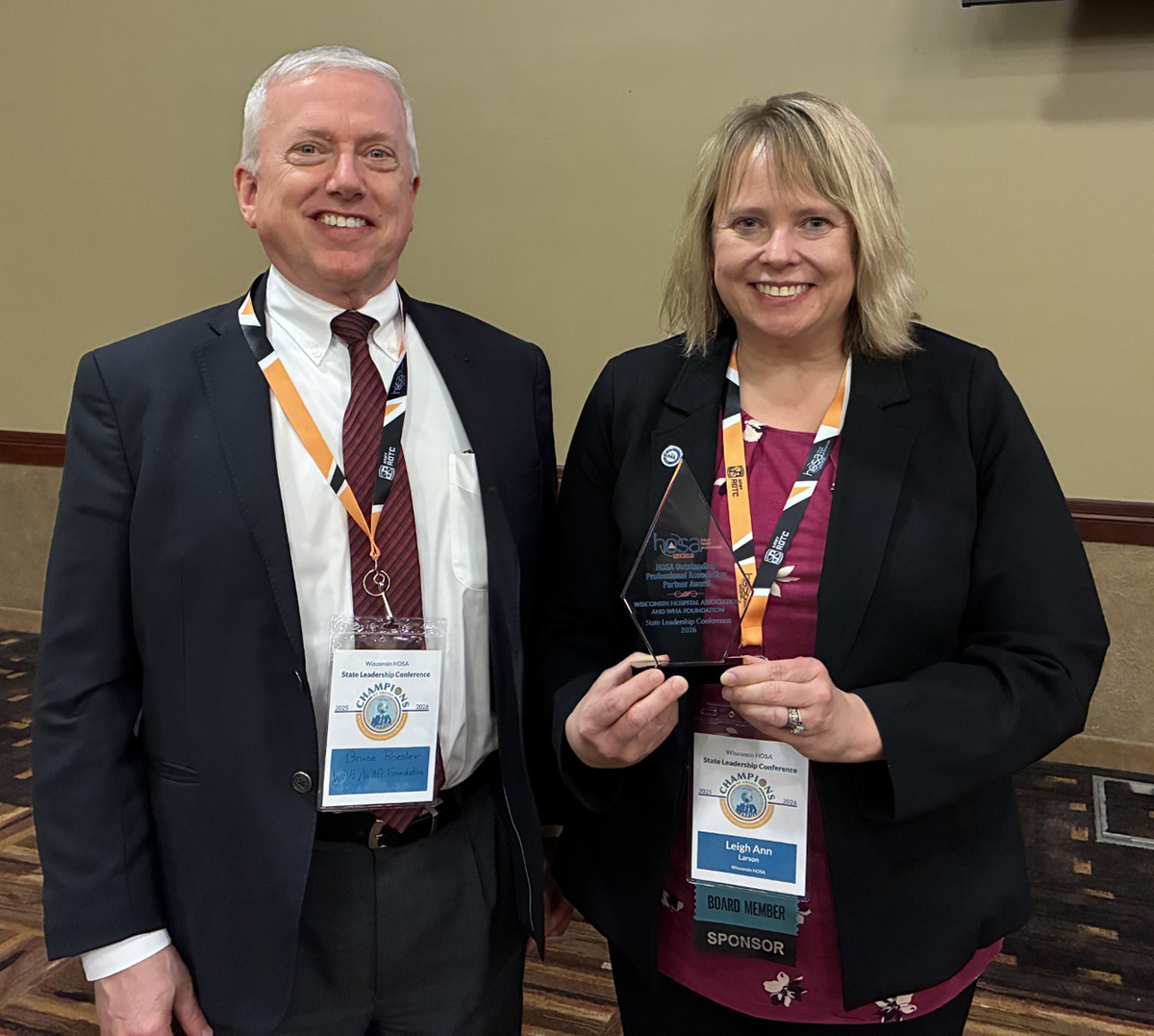 Bruce Roessler and Leigh Ann Larson