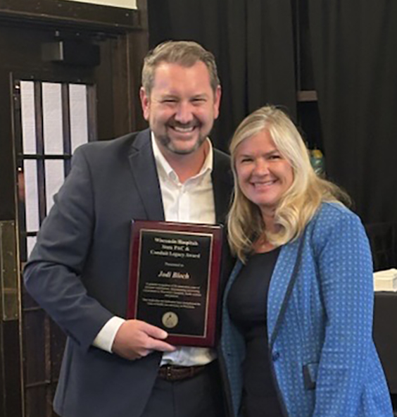 Kyle O'Brien and Jodi Bloch